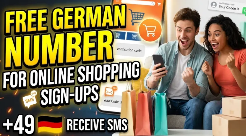 Free German Virtual Phone Number for Online Shopping Sign-Ups