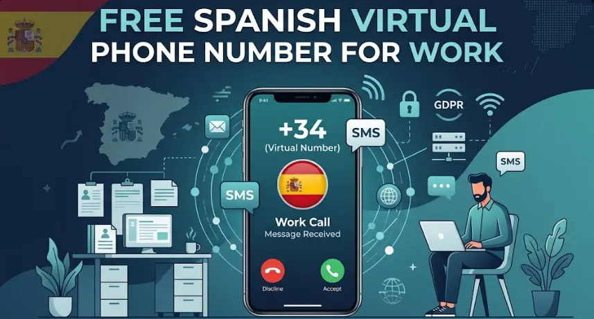 Free Spanish Virtual Phone Number for Work