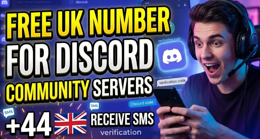 Free UK Virtual Phone Number for Discord and Community Servers