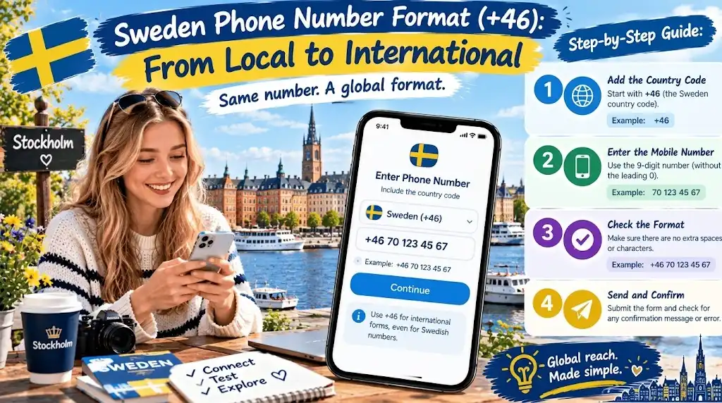 Sweden Phone Number Format (+46): From Local to International